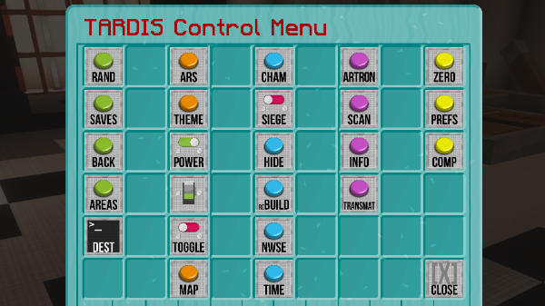 TARDIS Control Menu