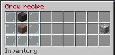 Custom block recipes