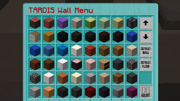 TARDIS Wall Menu